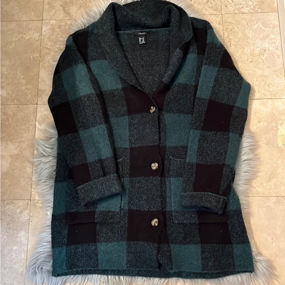 Forever 21 Plaid Sweater
